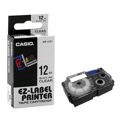 CASIO EZ-LABEL PRINTER TAPE CARTRIDGE XR-12X1